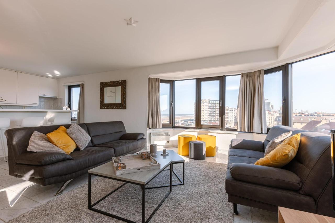 Huswell - Spacious & Modern Sea View Apartment With Garage Ostenda Esterno foto