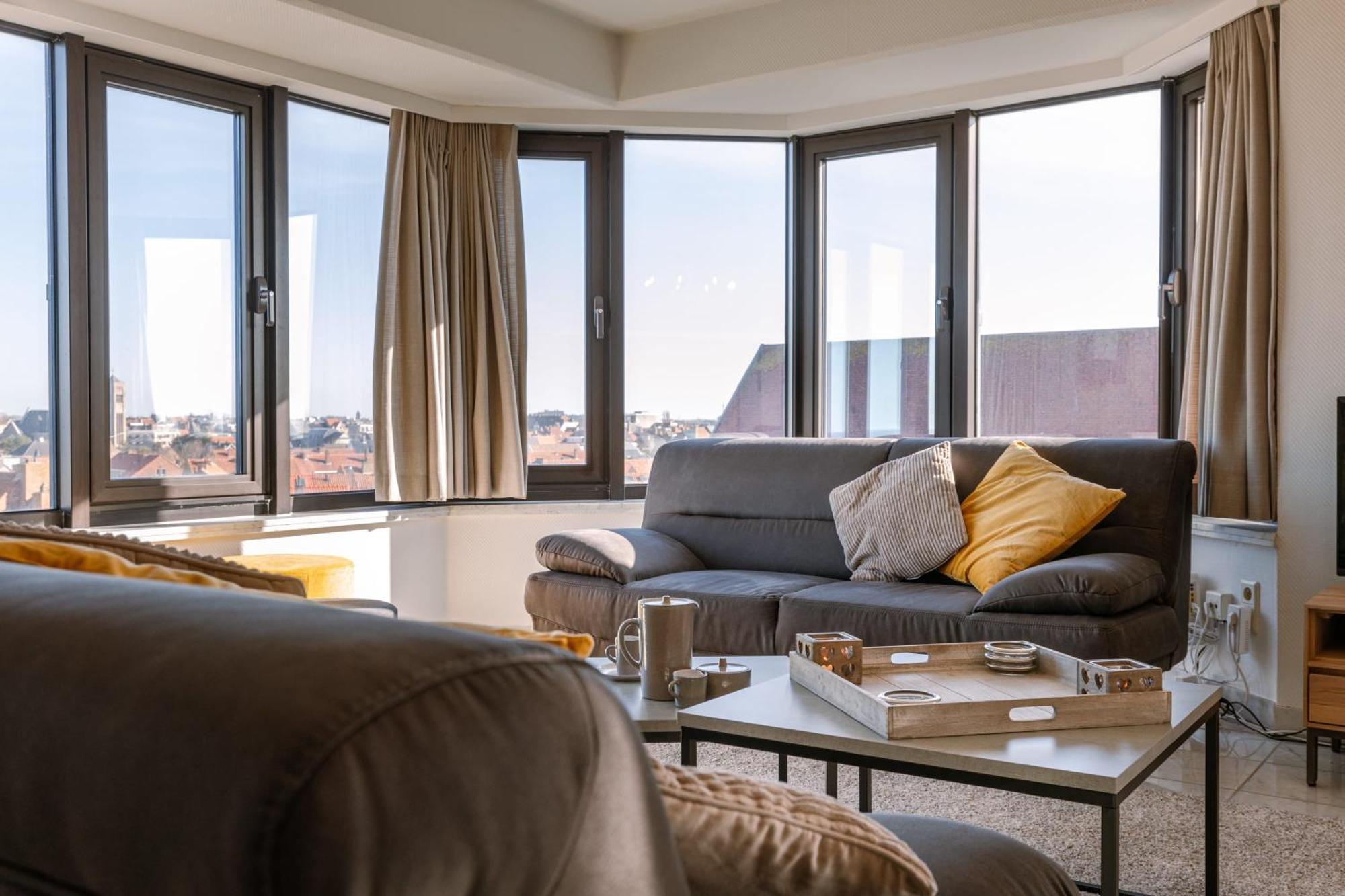 Huswell - Spacious & Modern Sea View Apartment With Garage Ostenda Esterno foto